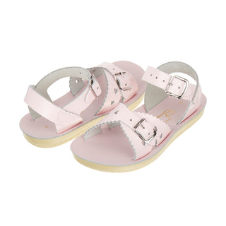 Sweetheart Shiny Pink Kids Sandal - Kids Rainbow Bright Sandals - Salt-Water Sandals UK