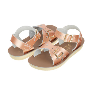 Sweetheart Rose Gold Kids Sandal - 1990s - Salt-Water Sandals UK