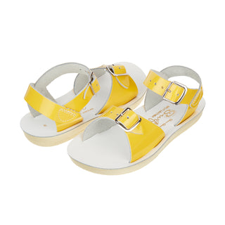 Surfer Shiny Yellow Kids Sandal - Salt-Water Sandals UK