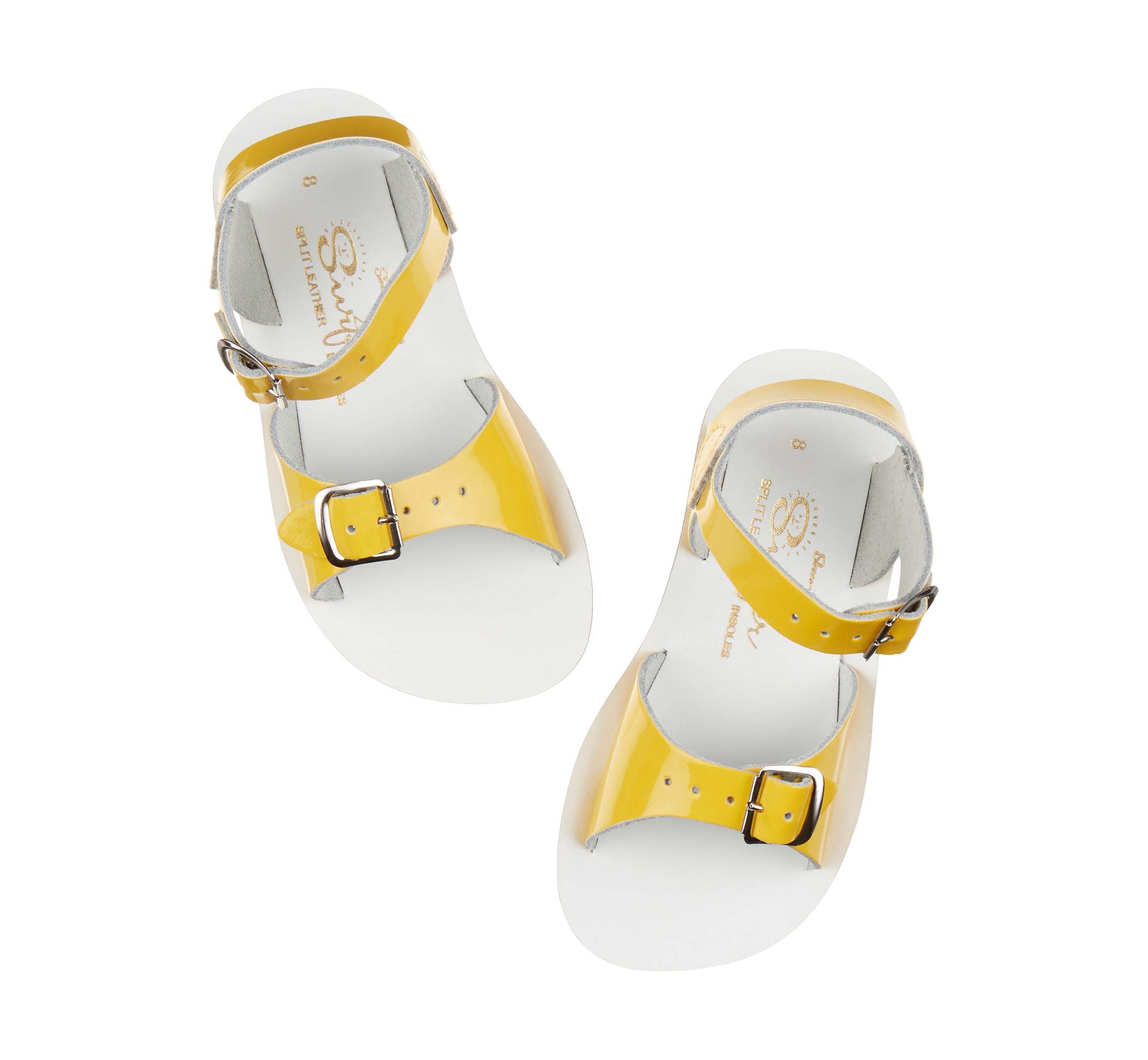 Surfer Shiny Yellow Kids Sandal - Salt-Water Sandals UK