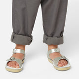 Surfer Silver Kids Sandal - All Kids Sandals - Salt-Water Sandals UK