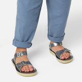 Surfer Pewter Kids Sandal - Salt-Water Sandals UK