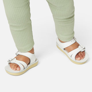 Seawee White Kids Sandal - Kids Baby and Toddler Sandals - Salt-Water Sandals UK