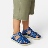 Shark Fisherman Cobalt Kids Sandal - Kids Closed Toe Fisherman Sandals - Salt-Water Sandals UK