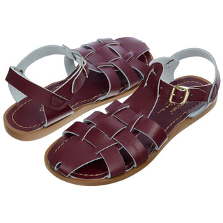 Fisherman Shark Original Claret Kids Sandal - 1990s - Salt-Water Sandals UK