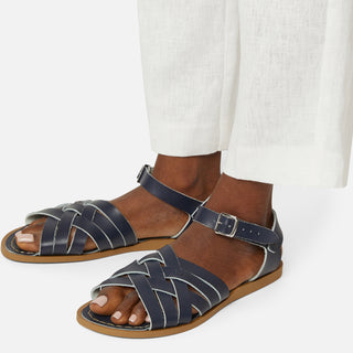 Retro Navy Womens Sandal - Salt-Water Sandals UK