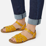 Retro Mustard Womens Sandal - Women's Rainbow Sandals - Salt-Water Sandals UK