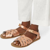 Retro Rose Gold Womens Sandal - Women's Rainbow Sandals - Salt-Water Sandals UK