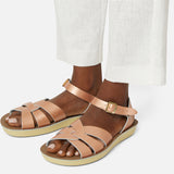 Swimmer Rose Gold Womens Sandal - Salt-Water Sandals UK