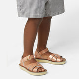 Swimmer Rose Gold Kids Sandal - Kids Metallic Sandals - Salt-Water Sandals UK