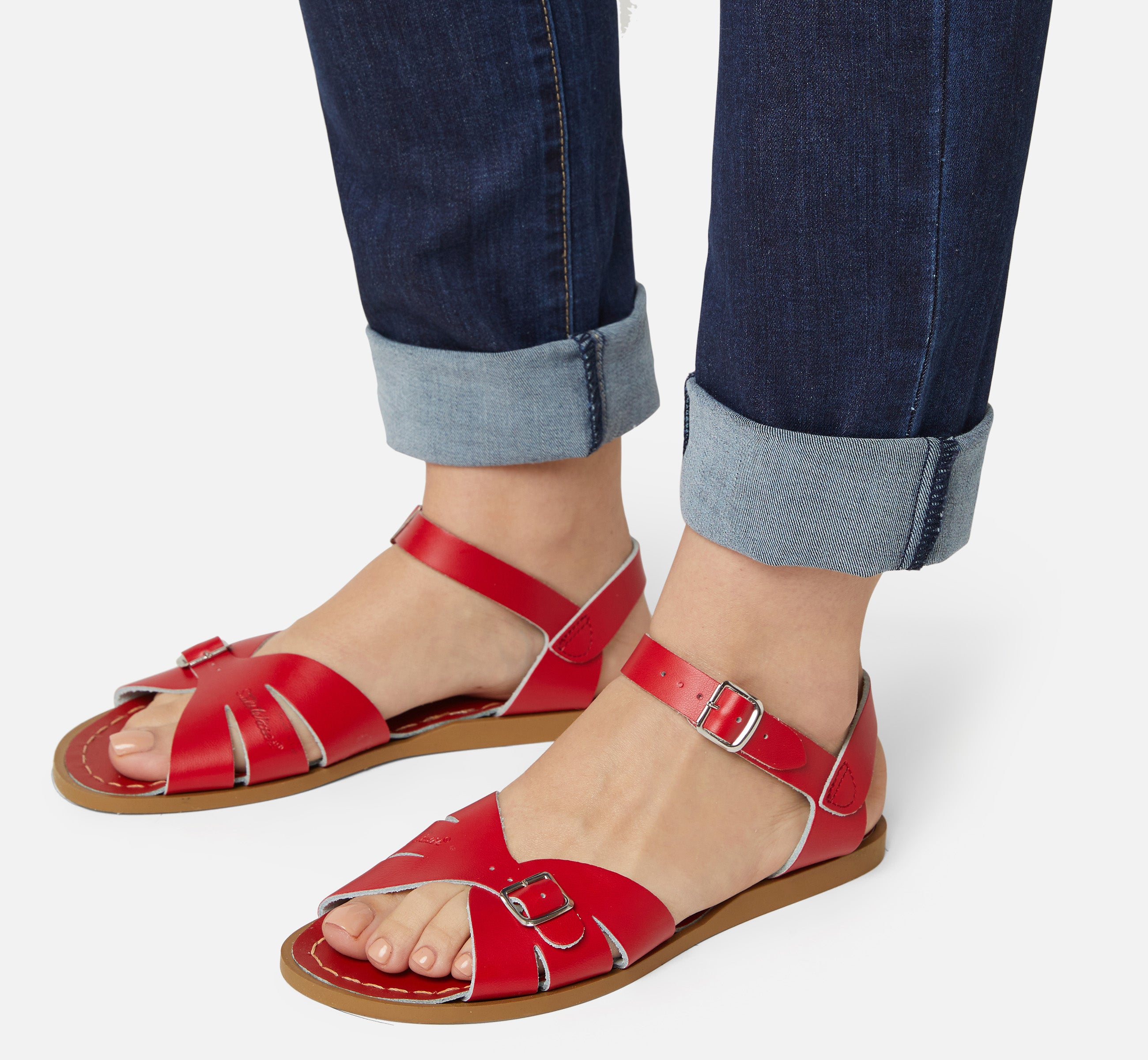 Ladies red shops sandals uk