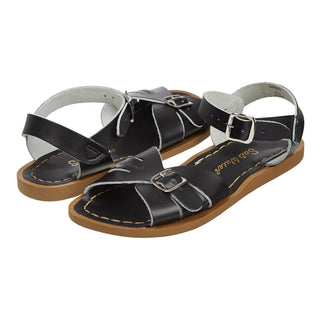 Classic Black Kids Sandal - Kids Vulcanised Sole Sandals - Salt-Water Sandals UK