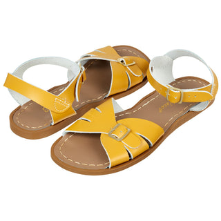 Classic Mustard Kids Sandal - Kids Rainbow Bright Sandals - Salt-Water Sandals UK