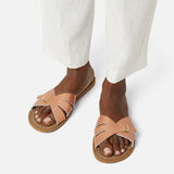 Classic Slide Rose Gold Womens Sandal - Salt-Water Sandals UK